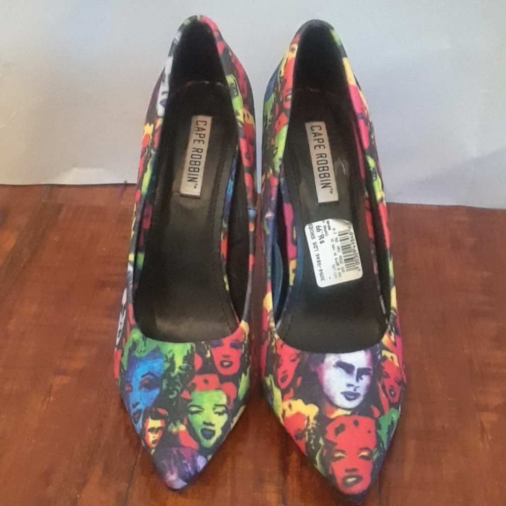 New Marilyn Monroe Multi-Color Heels